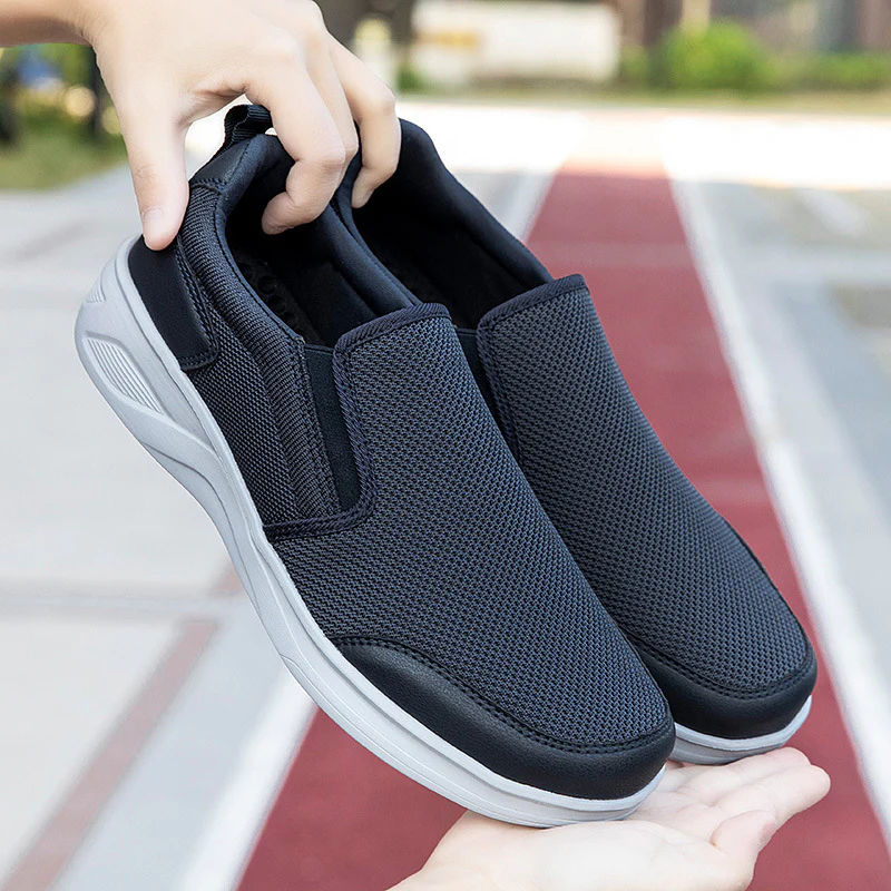 Damen Komfortable Slip-On Sneakers mit atmungsaktivem Mesh-Obermaterial Heidi Mode - Image 8