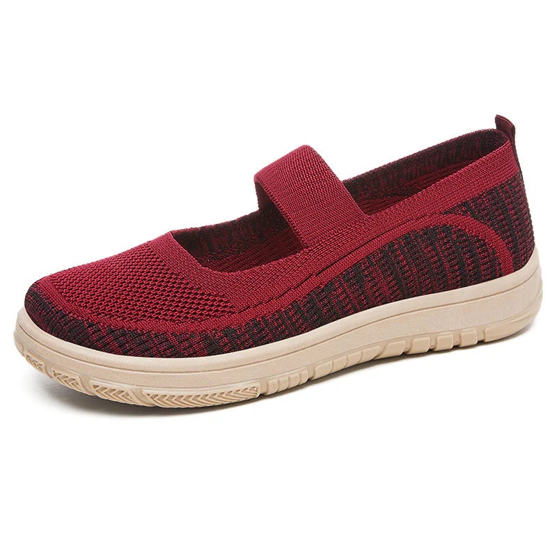 Damen Komfortable Slip-On Sneakers mit elastischem Riemen und atmungsaktivem Obermaterial Heidi Mode - Image 4