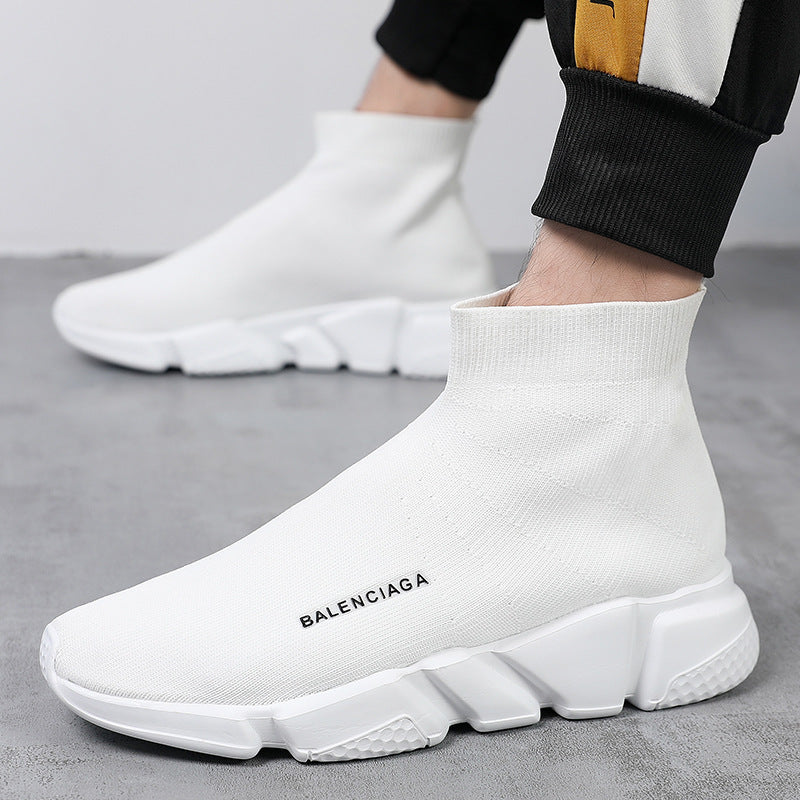 Damen Komfortable Slip-On Sneakers mit hohem Strickdesign Heidi Mode - Image 3