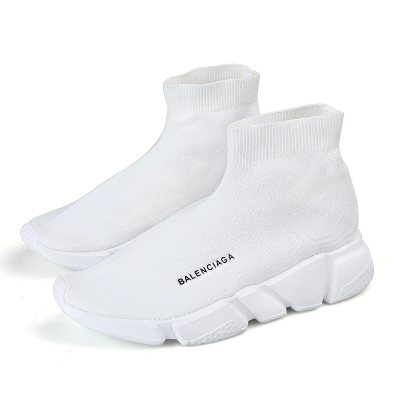 Damen Komfortable Slip-On Sneakers mit hohem Strickdesign Heidi Mode - Image 6