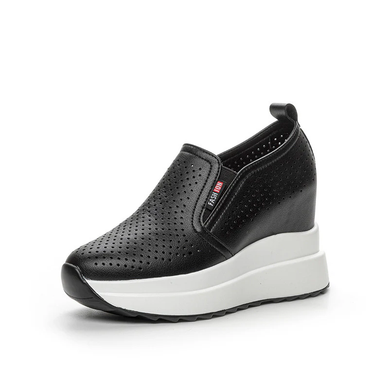 Damen Komfortable Slip-On Sneakers mit luftiger Oberflächenstruktur und rutschfester Sohle Heidi Mode - Image 6