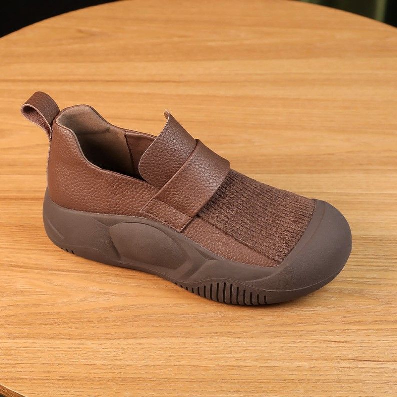 Damen Komfortable Slip-On Sneakers mit praktischem Klettverschluss Heidi Mode - Image 4