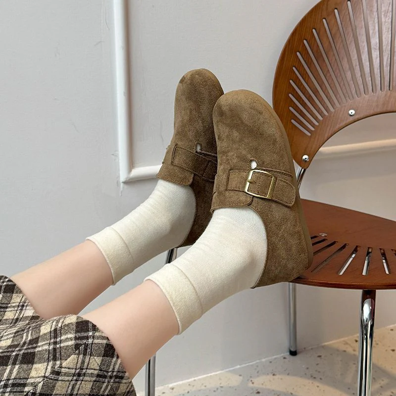 Damen Komfortable Slipper aus hochwertigem Wildleder Heidi Mode - Image 2