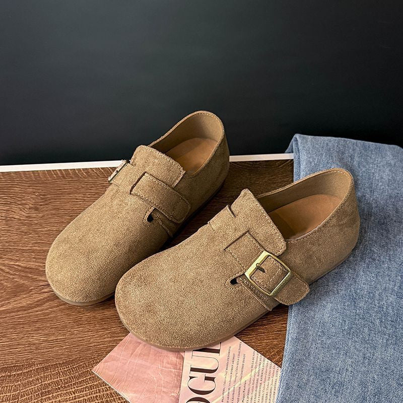 Damen Komfortable Slipper aus hochwertigem Wildleder Heidi Mode - Image 6