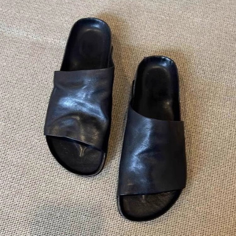 Damen Komfortable Slipper mit geschmeidiger Lederoberfläche und ergonomischem Fußbett Heidi Mode - Image 2