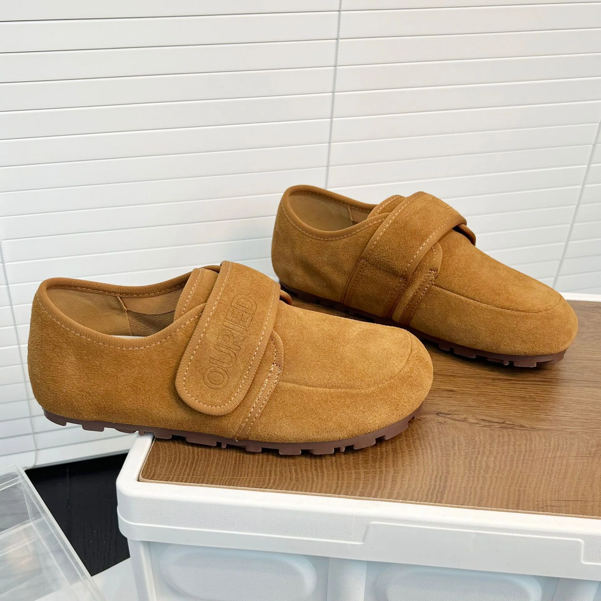 Damen Komfortable Slipper mit praktischem Klettverschluss Heidi Mode - Image 4