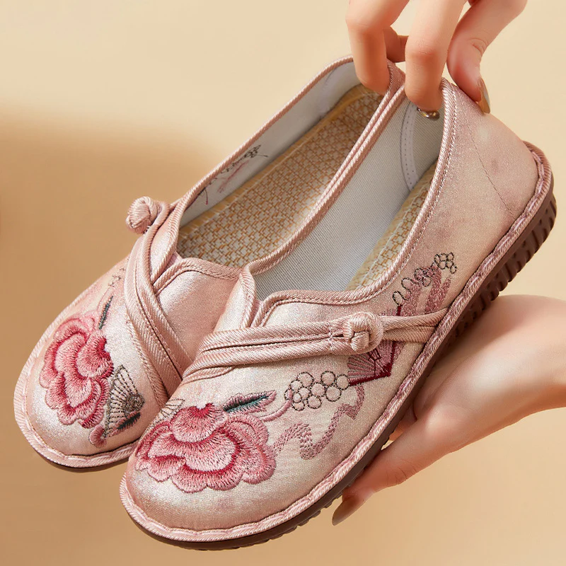 Damen Komfortable Slippers mit floralem Design und elastischem Riemen Heidi Mode - Image 2