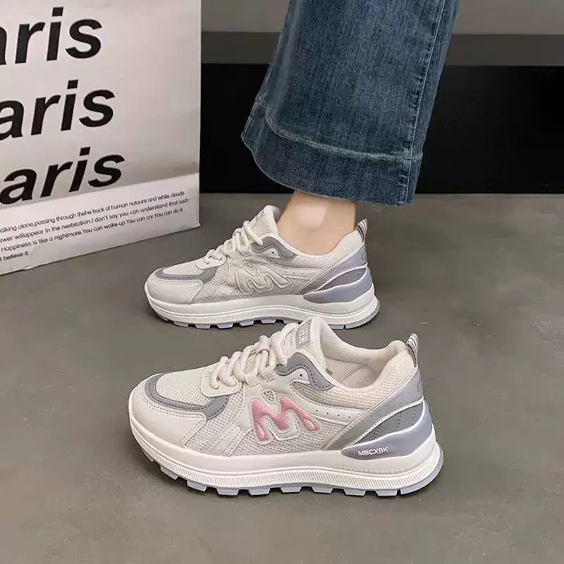 Damen Komfortable Sneaker mit atmungsaktivem Mesh-Obermaterial und stoßdämpfender Sohle Heidi Mode - Image 2