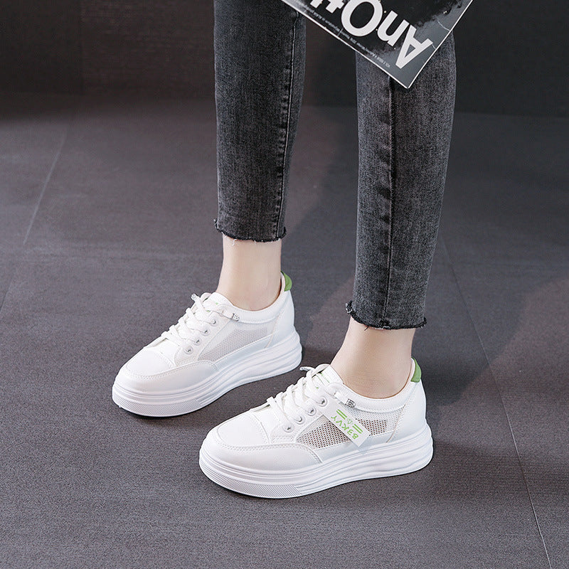 Damen Komfortable Sneaker mit atmungsaktivem Netz-Obermaterial und flexiblem Design Heidi Mode - Image 4