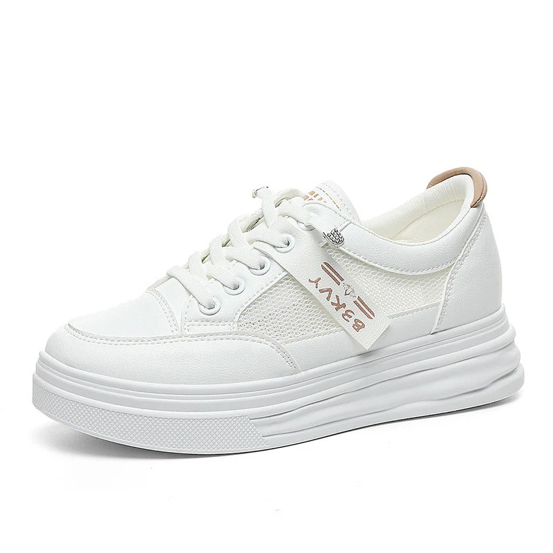 Damen Komfortable Sneaker mit atmungsaktivem Netz-Obermaterial und flexiblem Design Heidi Mode - Image 5