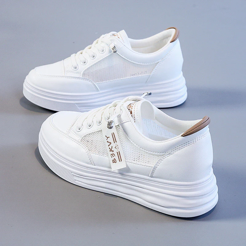 Damen Komfortable Sneaker mit atmungsaktivem Netz-Obermaterial und flexiblem Design Heidi Mode - Image 6