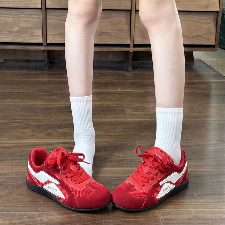 Damen Komfortable Sneaker mit atmungsaktiver Oberflächenstruktur und gepolsterter Innensohle Heidi Mode - Image 4