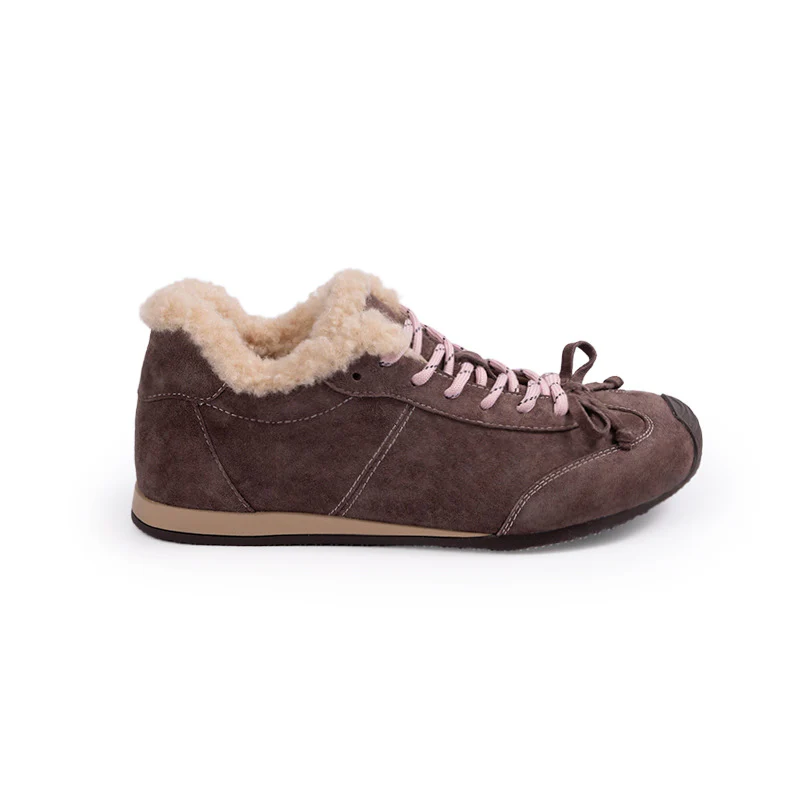 Damen Komfortable Sneaker mit flauschigem Innenfutter und modischem Design Heidi Mode - Image 6