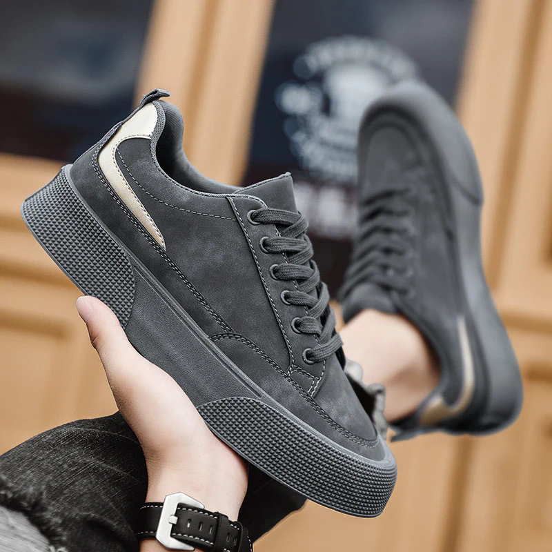 Damen Komfortable Sneaker mit hochwertigem Wildleder-Obermaterial und rutschfester Sohle Heidi Mode - Image 7
