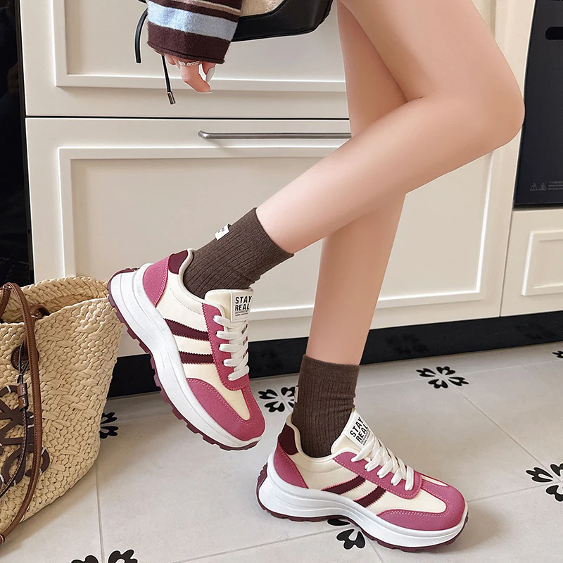 Damen Komfortable Sneakers mit modischer Plateau-Sohle Heidi Mode - Image 2