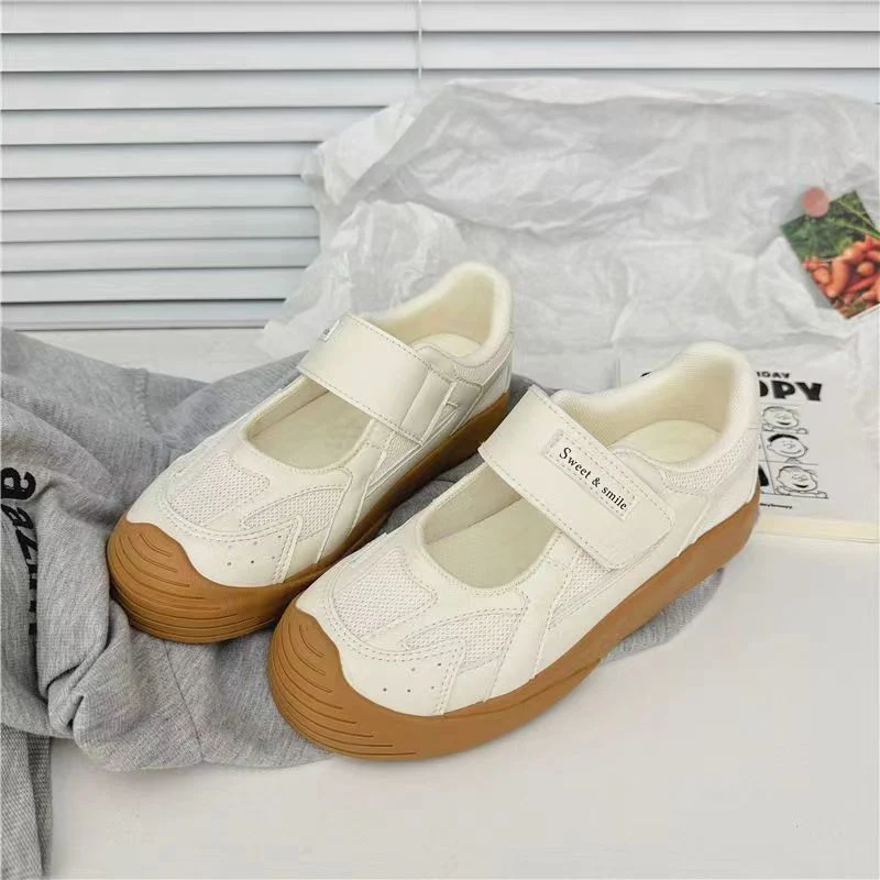 Damen Komfortable Sneakers mit praktischem Klettverschluss und atmungsaktiver Mesh-Oberfläche Heidi Mode - Image 4