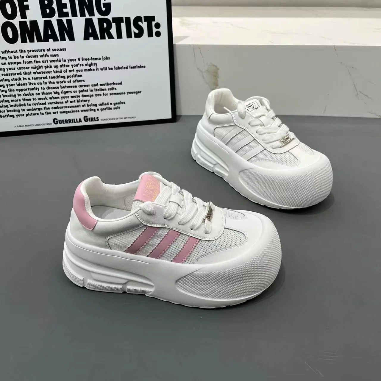 Damen Komfortable Sneakers mit rutschfester Sohle und atmungsaktivem Mesh-Obermaterial Heidi Mode - Image 3