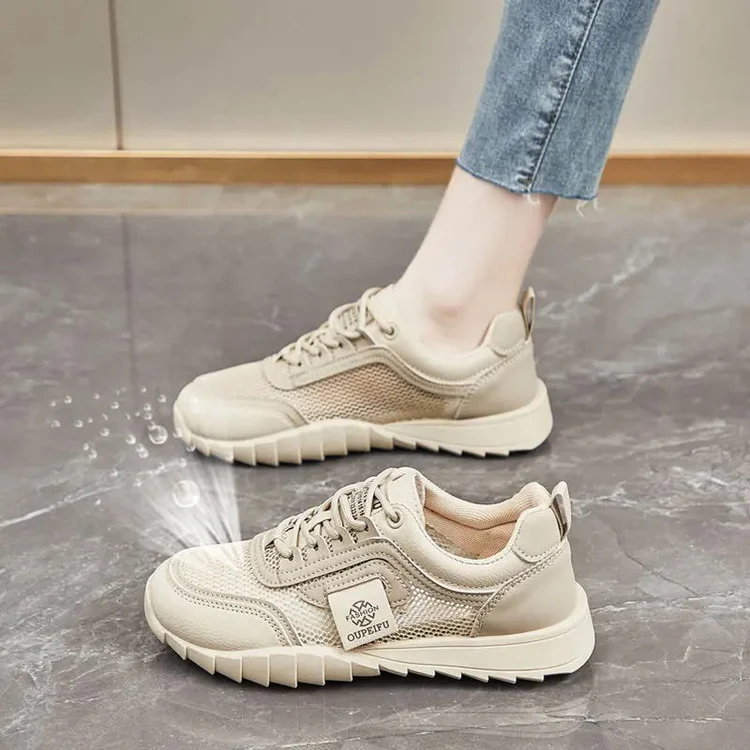Damen Komfortable Sport-Sneaker mit atmungsaktive Obermaterial und robustem Sohlenprofil Heidi Mode - Image 3