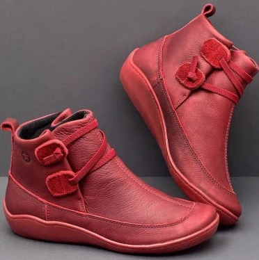 Damen Komfortable Stiefel mit modischem Schnallenverschluss Heidi Mode - Image 7