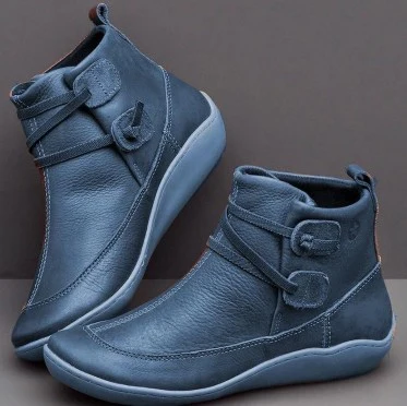 Damen Komfortable Stiefel mit modischem Schnallenverschluss Heidi Mode - Image 9