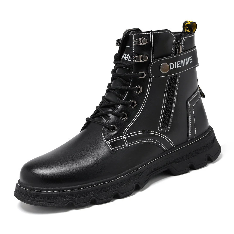 Damen Komfortable Stiefel mit seitlichem Reißverschluss und robuster Sohle Heidi Mode - Image 6