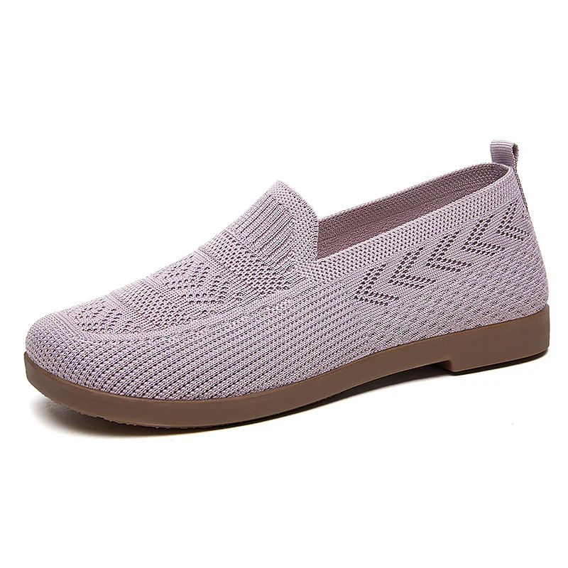 Damen Komfortable Strick-Slipper mit elastischem Einstieg und rutschfester Sohle Heidi Mode - Image 5