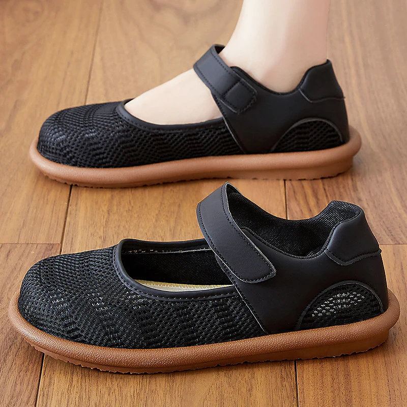 Damen Komfortable und atmungsaktive Klettverschluss-Schuhe Heidi Mode - Image 6