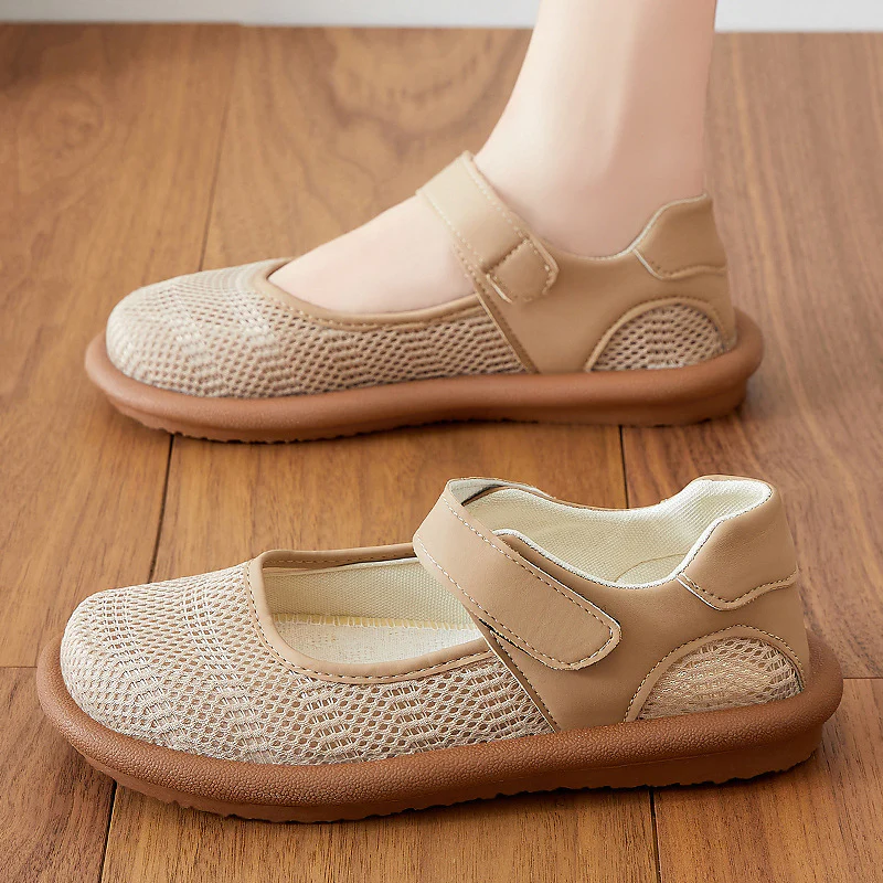 Damen Komfortable und atmungsaktive Klettverschluss-Schuhe Heidi Mode - Image 8