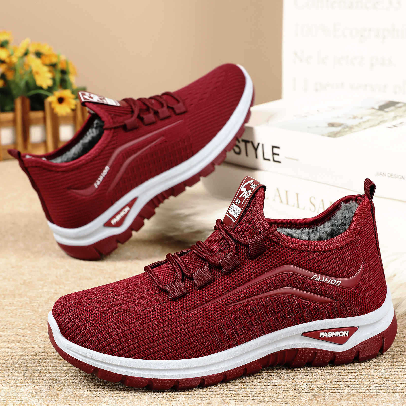 Damen komfortable und atmungsaktive Sneakers Heidi Mode - Image 2