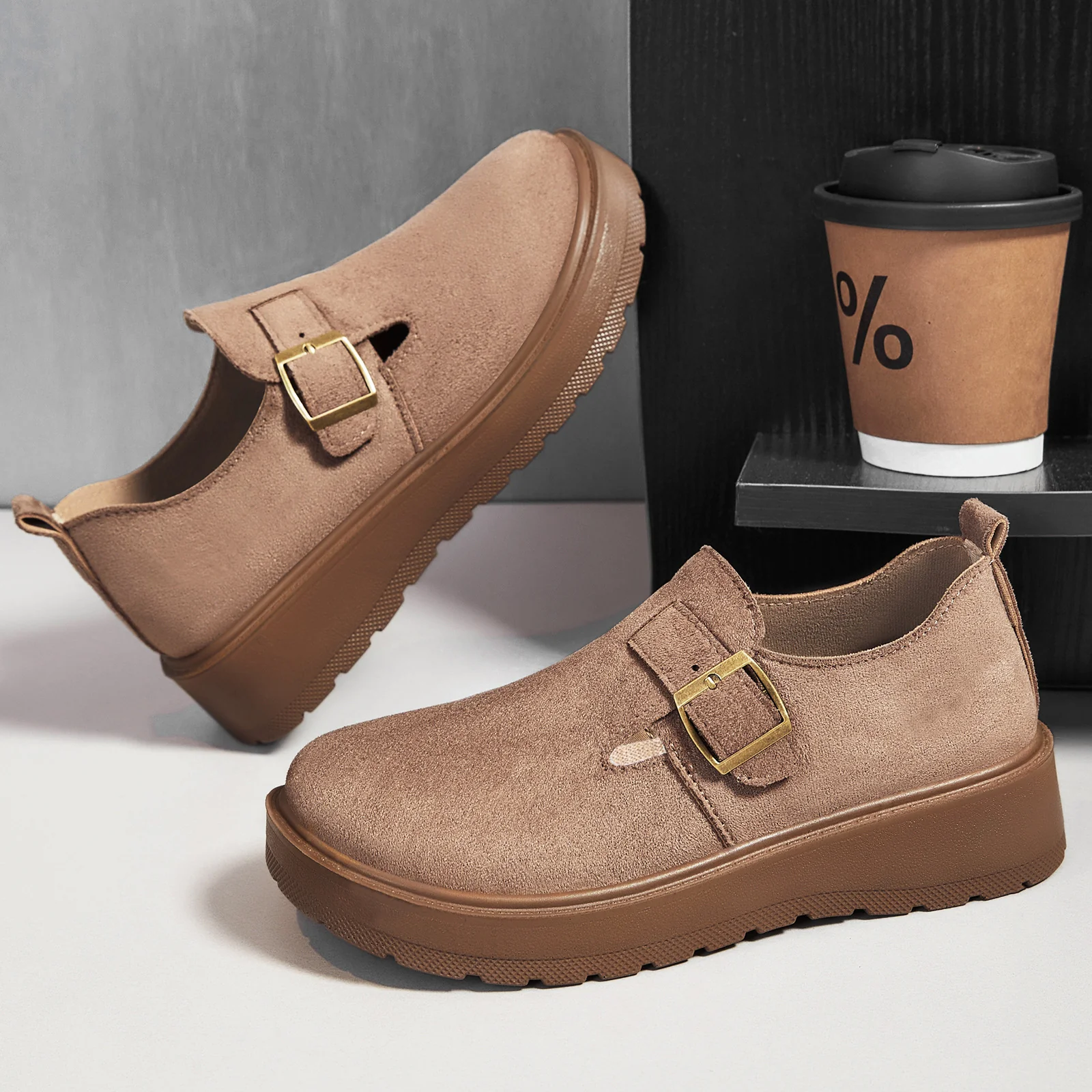 Damen Komfortable und elegante Slipper mit Schnallenverschluss Heidi Mode - Image 2