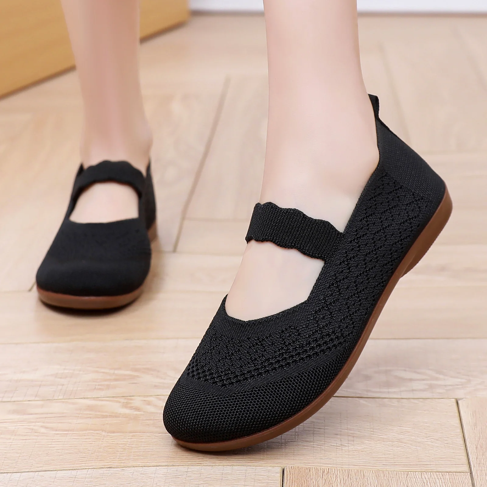 Damen Komfortable und elegante Slippers mit verstellbarem Riemen Heidi Mode - Image 3