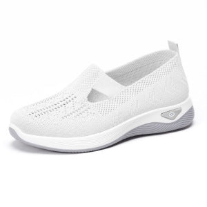 Damen Komfortable und luftige Slip-On Sneakers mit Strickoberfläche Heidi Mode - Image 17