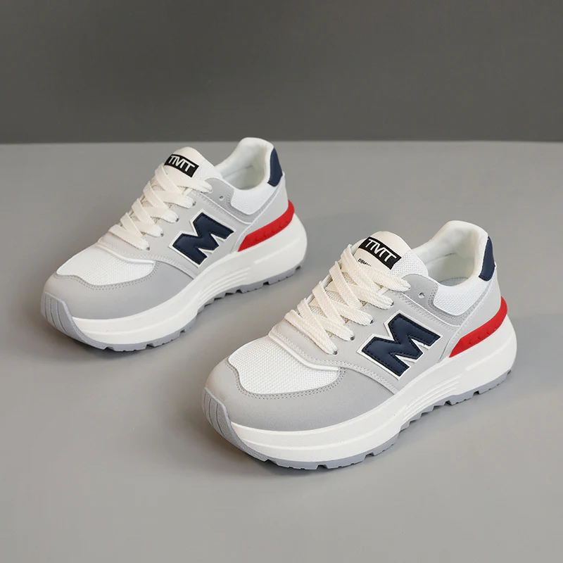 Damen Komfortable und modische Sneaker mit dicker Laufsohle Heidi Mode - Image 6