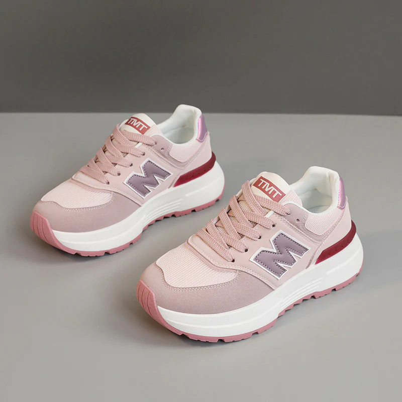 Damen Komfortable und modische Sneaker mit dicker Laufsohle Heidi Mode - Image 7