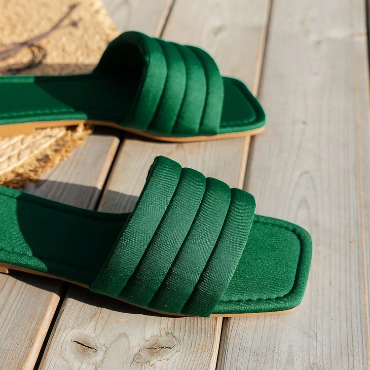 Damen Komfortable und Stilvolle Mules mit Gepolstertem Riemen Heidi-Mode - Image 3