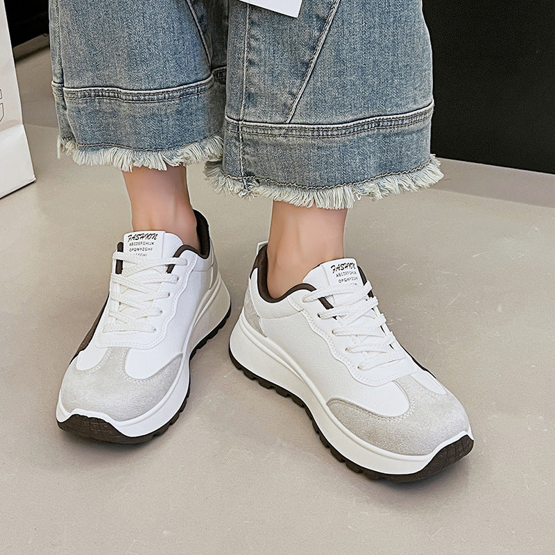 Damen Komfortable und trendige Sneakers mit dicker Sohle Heidi Mode - Image 2