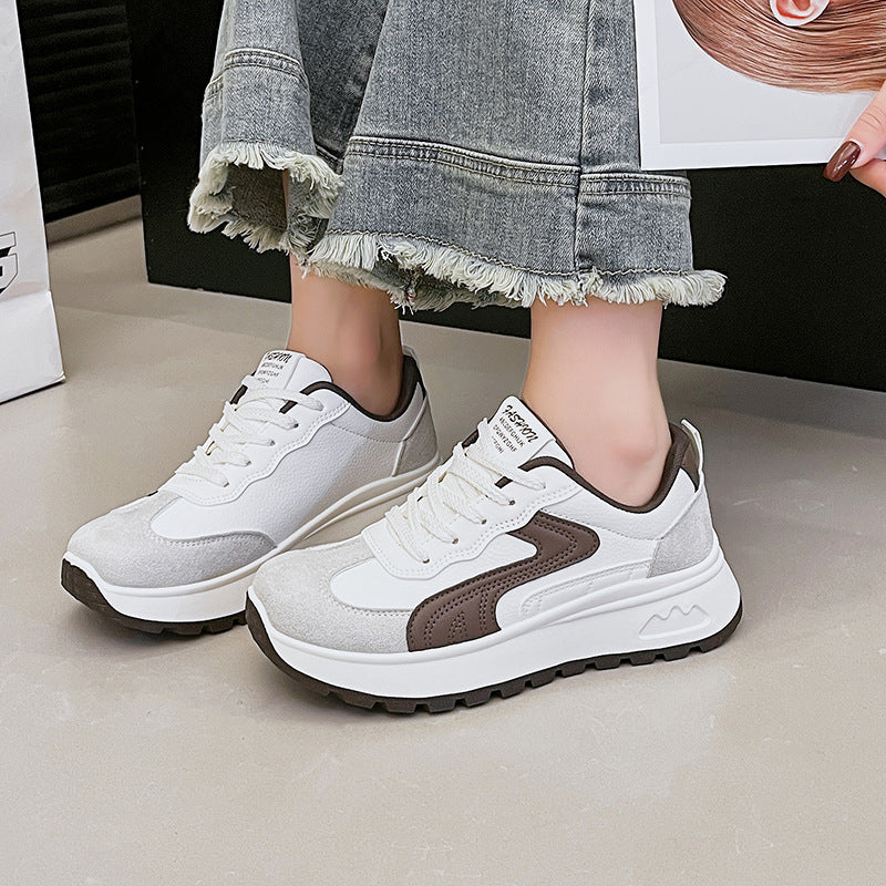 Damen Komfortable und trendige Sneakers mit dicker Sohle Heidi Mode - Image 6