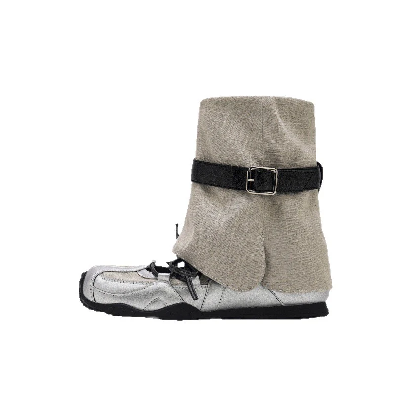 Damen Komfortable und wasserdichte Stiefel mit verstellbarem Schnallenverschluss Heidi Mode - Image 5