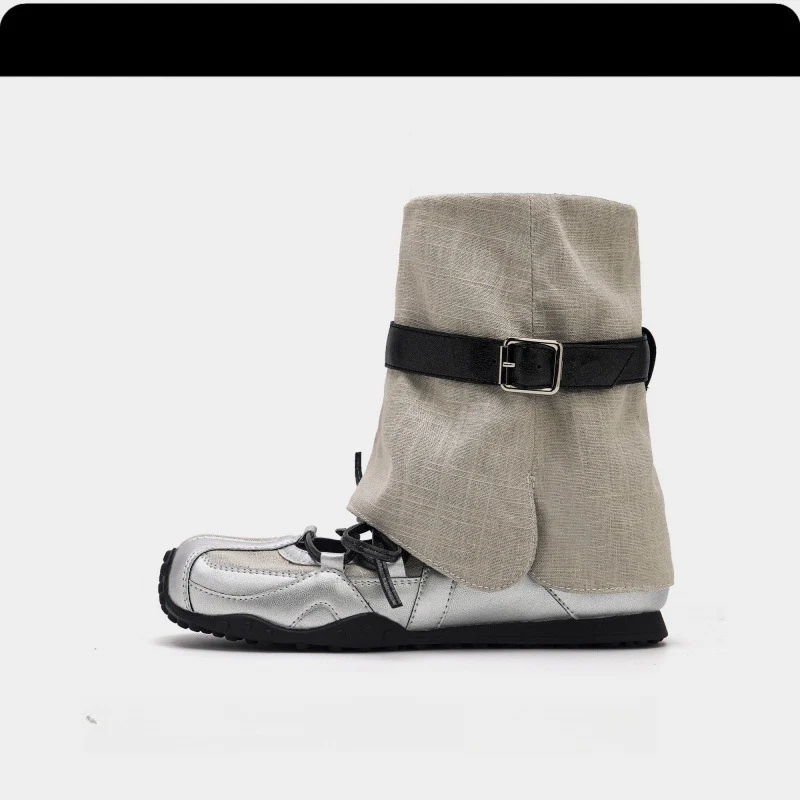 Damen Komfortable und wasserdichte Stiefel mit verstellbarem Schnallenverschluss Heidi Mode - Image 7
