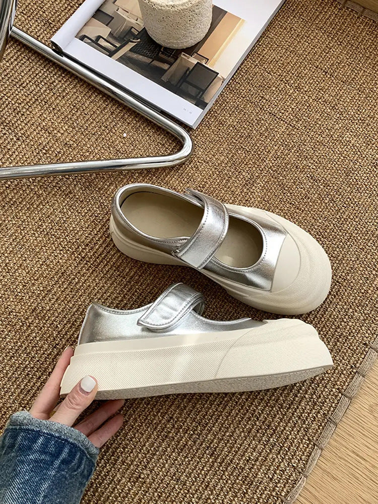 Damen Komfortable Velours-Sneaker mit Klettverschluss Heidi Mode - Image 8