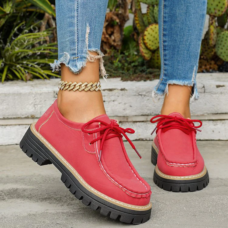 Damen Komfortable Walking-Schuhe mit stabiler Profilsohle und lässigem Design Heidi Mode - Image 10