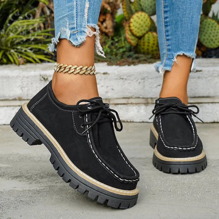 Damen Komfortable Walking-Schuhe mit stabiler Profilsohle und lässigem Design Heidi Mode - Image 6