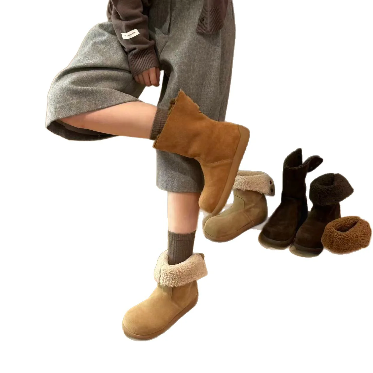 Damen Komfortable Winterboots mit kuscheligem Futter und rutschfester Sohle Heidi Mode - Image 5