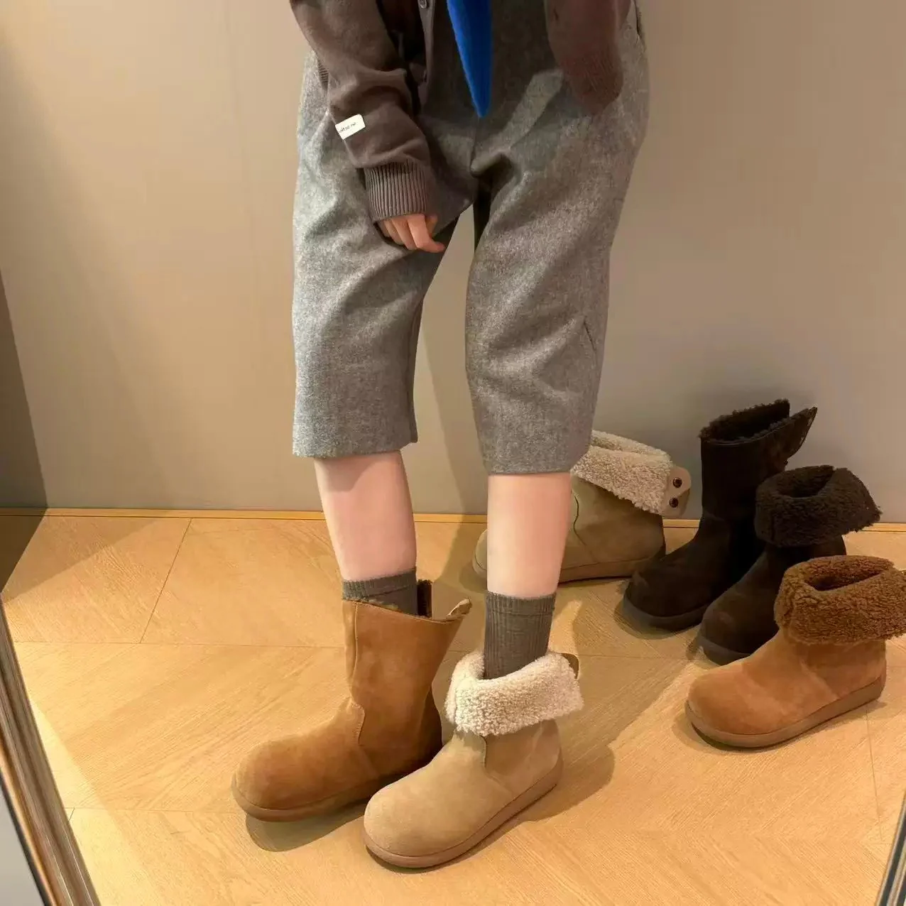 Damen Komfortable Winterboots mit weich gefüttertem Innenbereich Heidi Mode - Image 4