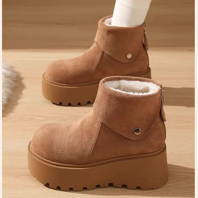 Damen Komfortable Winterstiefel mit kuscheligem Innenfutter und rutschfester Sohle Heidi Mode