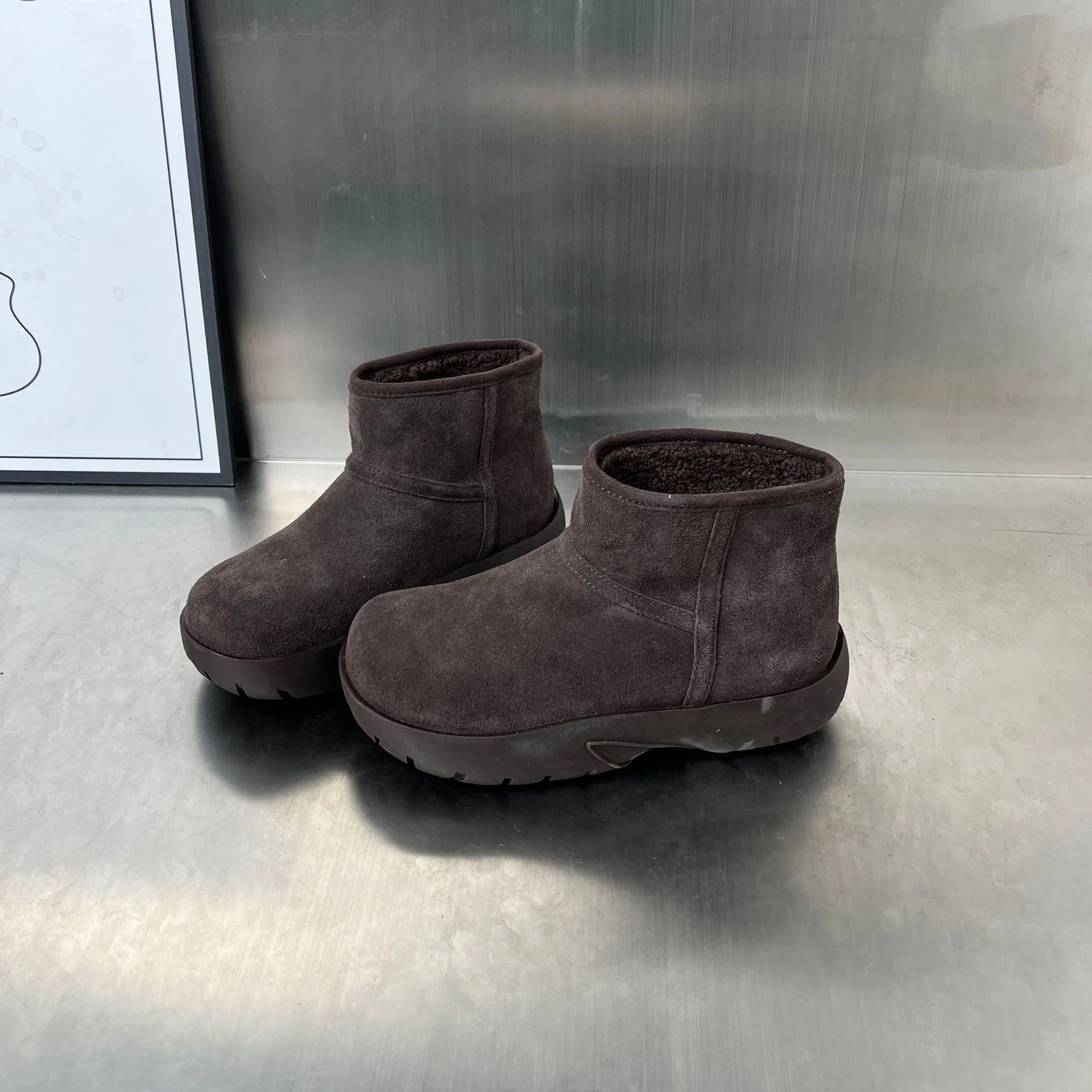 Damen kontrastreiche Winterschuhe mit weichem Innenfutter und rutschfester Sohle Heidi Mode - Image 2