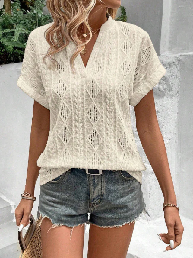 Damen Kurzarmbluse Heidi-Mode - Image 4