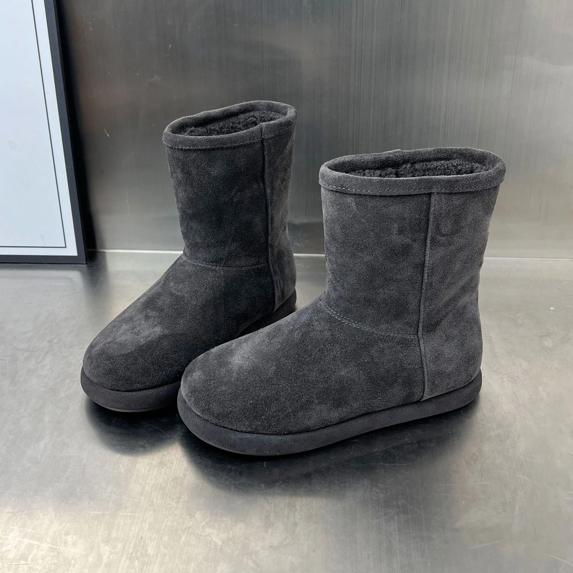 Damen Kuschelboots mit weichem Innenfutter und trendiger Leopardenmusterung Heidi Mode - Image 4