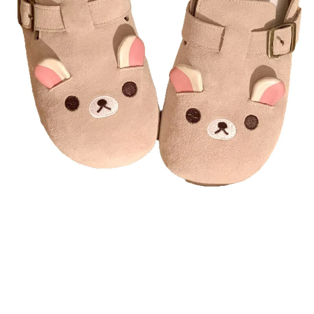 Damen Kuschelige Clogs mit niedlichem Tiermotiv und verstellbarem Schnallenverschluss Heidi Mode - Image 5