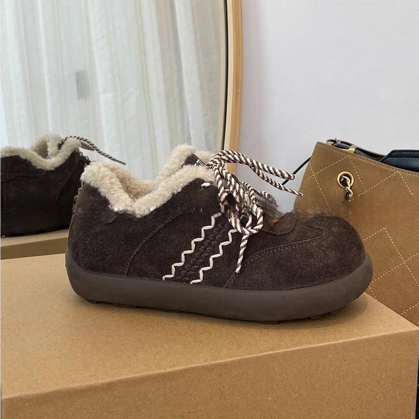 Damen Kuschelige Hausschuhe aus hochwertigem Wildleder mit flauschigem Innenfutter Heidi Mode - Image 6